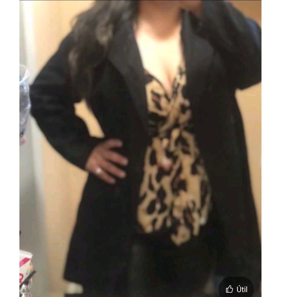 Lapel Neck Double Breasted Overcoat size (12) 0xl. f26 - Picture 7 of 12